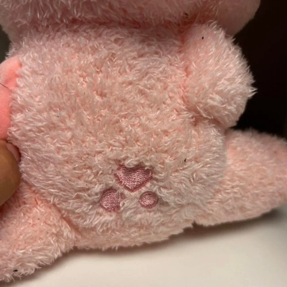 Pink‎ and white axolotl plush